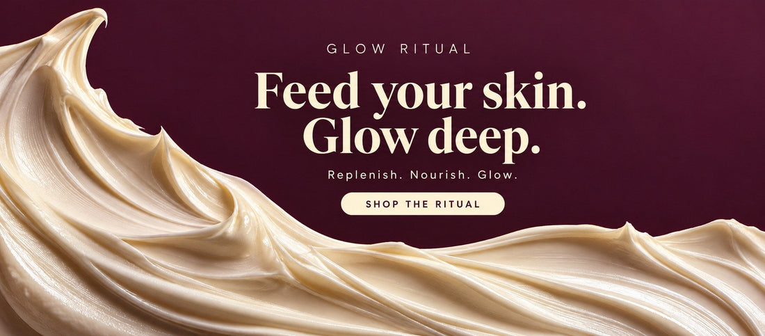 Feed your skin. Glow deep. Glow Ritual whipped tallow skin food banner