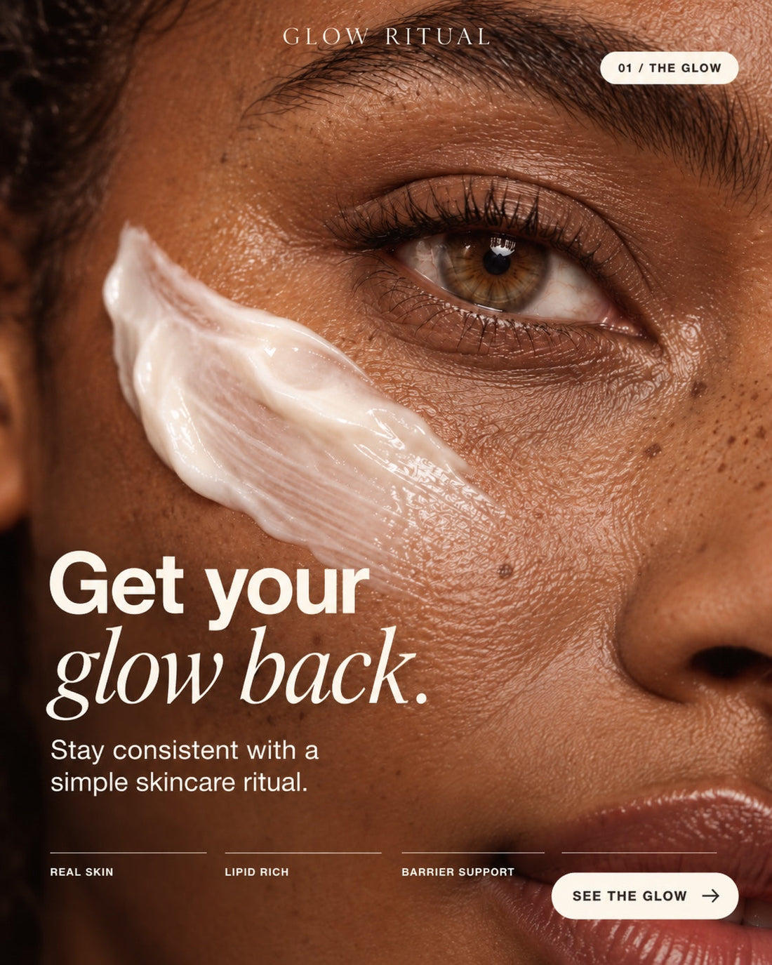 Glow Ritual skincare for dry, changing and mature-looking skin