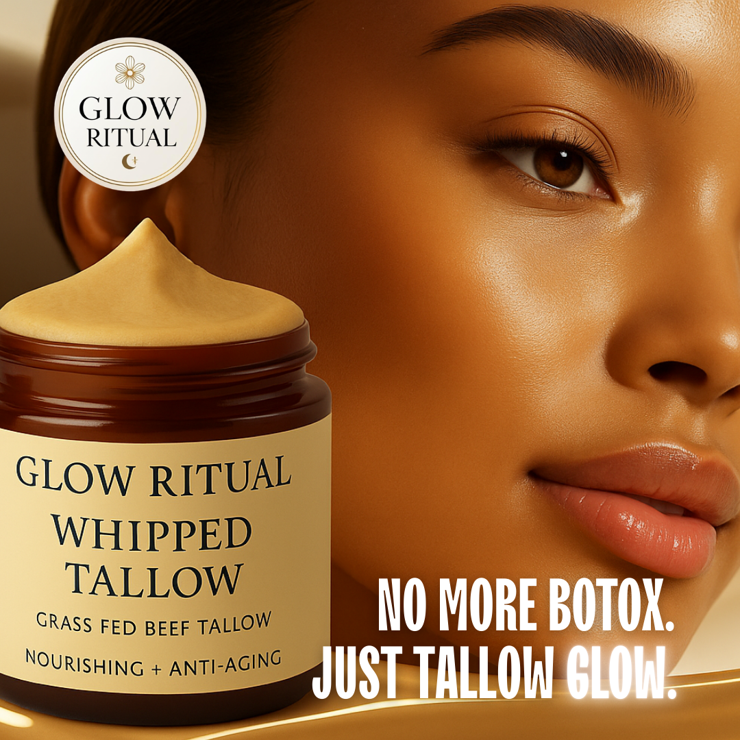 Glow Ritual Whipped Tallow Nourishing Anti-Aging Skin Food - Minimalist Luxury Skincare — One Jar. Endless Glow.